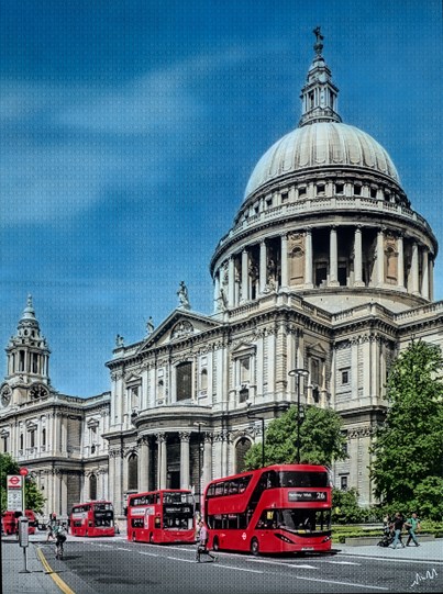 Love London by Nick Holdsworth - Mixed Media on Board